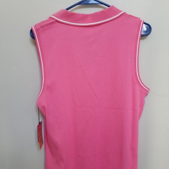 Rafaella  pink polo tank top - Picture 3 of 5